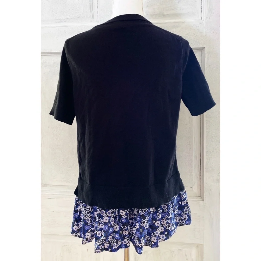 EUC Kate Spade Ditsy Field Floral Silk Sweater S​​​​​​​